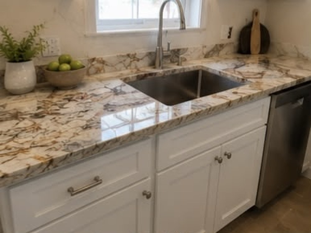 Kitchen Countertops after the Babri Stone installation
